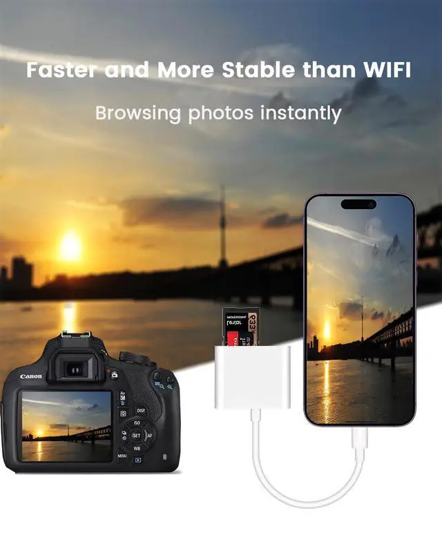 Alt view image 5 of 7 - USB C SD Card Reader Adapter, 3 in 1 USB Type C to USB OTG Memory Card Adapter for TF SD Micro SD Cards Compatible with MacBook Pro Air/iPad Pro/Mini/iPhone 15, Galaxy S23