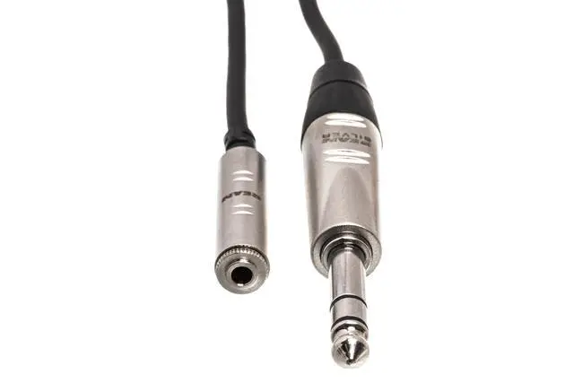 Alt view image 4 of 6 - HXMS-025 Pro Headphone Adaptor Cable, REAN 3.5 mm TRS to 1/4 Inch TRS, 25 Feet