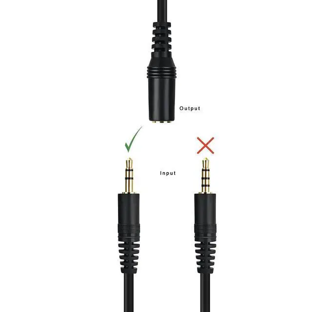 Alt view image 5 of 5 - 3.5mm Stereo Male to Female Extension Audio Cable Cord (100 Feet)