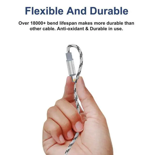 Alt view image 6 of 7 - 10ft Multi Charging Cable, 2Pack 4 in 1 Long Multiple Charging Cord,Multi Chargers for All Devices,USBC Cable with Lightning/Micro USB/Type C Ports for iPhone Series/Tablets/Samsung Galaxy/PS & More