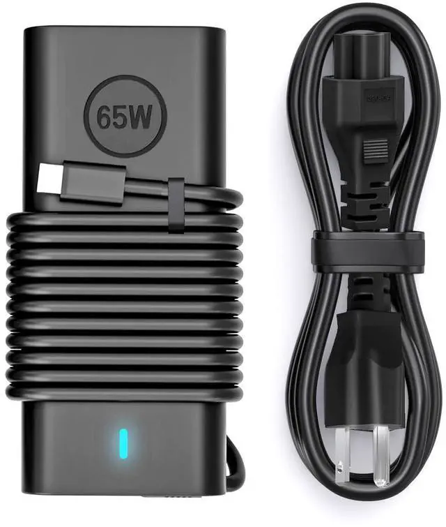 Main image of 65W USB C Laptop Charger for Dell XPS and Latitude 5000 5420 5520 65W Dell Laptop Charger Type C