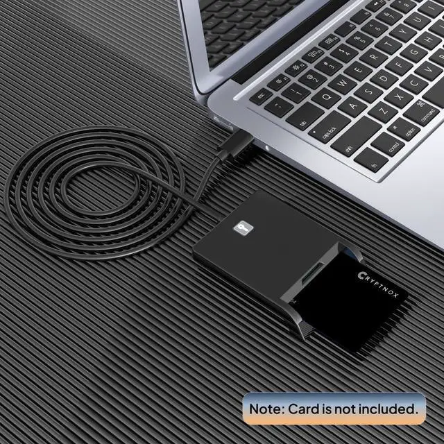 Alt view image 4 of 7 - Contact Smart Card CAC Reader USB C & A, DOD Military USB Common Access CAC Reader Military, Compatible with Windows, Mac OS, Linux, CCID ISO7816, Rohs, CE Certified