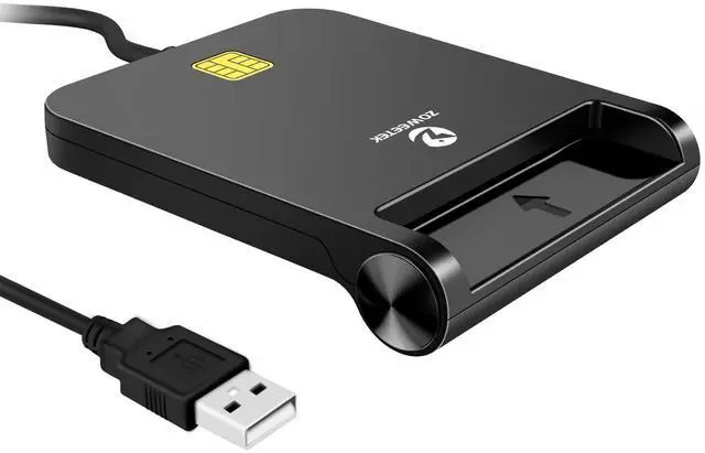 Main image of CAC Reader Military, CAC Card Reader Military, Smart Card Reader Military, Compatible with Windows, Mac OS and Linux