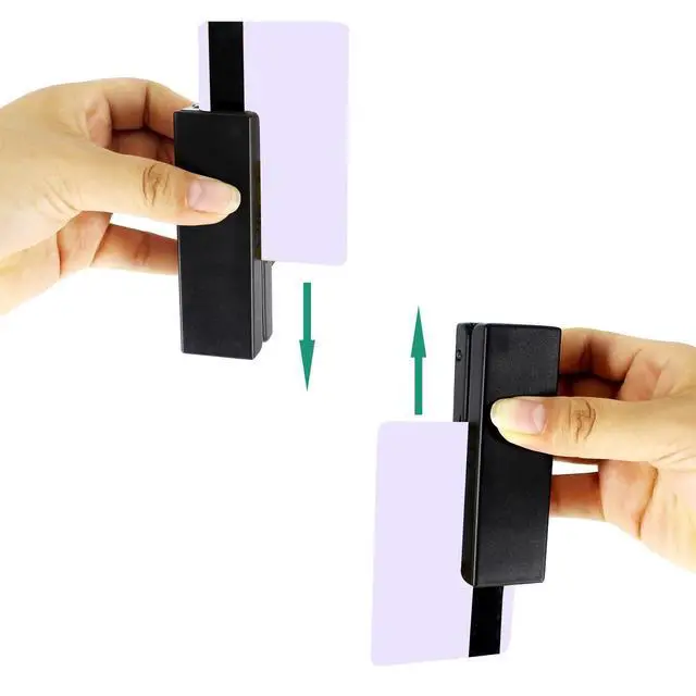 Alt view image 2 of 7 - USB Magnetic Stripe 3-Track POS Credit Card Reader Swiper - Magstripe Swipe Card Reader