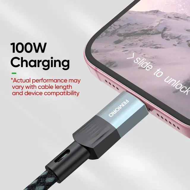 Alt view image 5 of 7 - USB C Extension Cable 20ft Extra Long 4K@60Hz Display 100W Charging 5Gbps Data Transfer USB-C Male to Female Durable Braided Cord for Phones Tablet Laptop Camera Monitor etc.