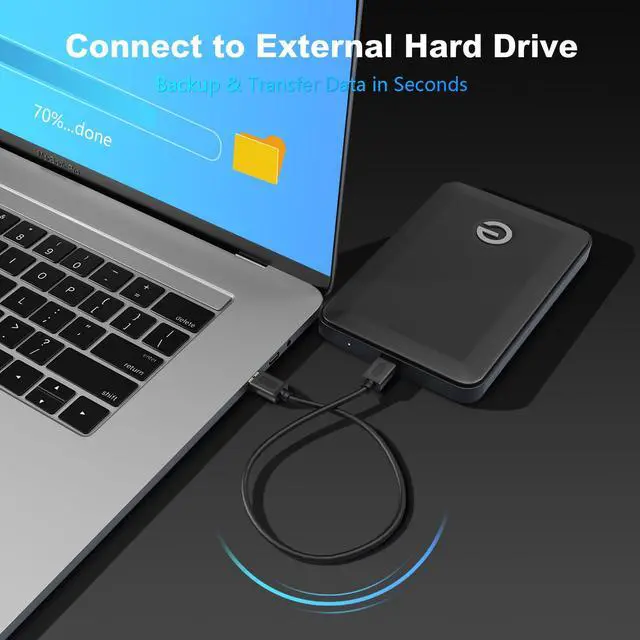 Alt view image 7 of 7 - USB 3.0 Male to Male Cable 25Ft,USB to USB Cable with Gold-Plated Connector for Hard Drive Enclosures, DVD Player, Laptop Cooler(25Ft/8M)