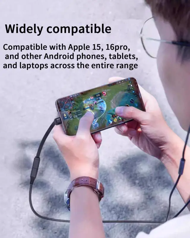 Alt view image 5 of 7 - 2Pack 90 Degree USB2.0 C Male to Female Extension Cable 8 Inch, Rightangle USBC Adapter, 100W Fast Charging, 480Mbps Flexible & Soft Flat Type-C Extender Cord (Not Supported Video and USB3.0)