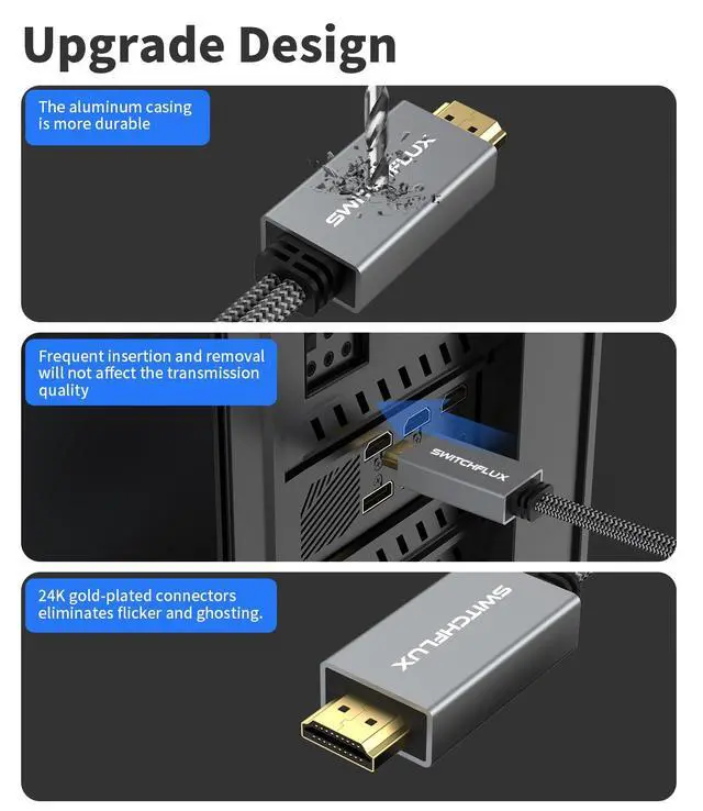Alt view image 6 of 7 - HDMI to Displayport Adapter, 4K@60Hz Active HDMI Male to DP Female Converter Adapter High Speed HDCP 2.2 Cable for PC,NVIDIA,AMD,NS,PS4/5,Xbox One/Series X (8.66 in)