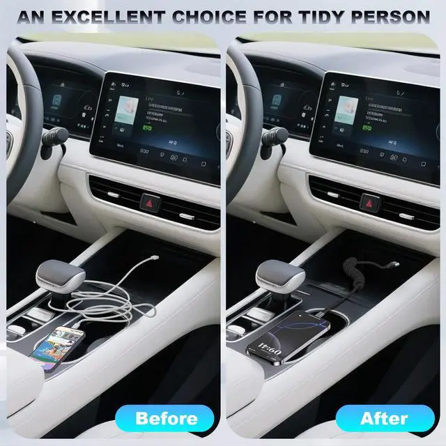 Alt view image 3 of 7 - 2-Pack Coiled USB C Cable for iPhone 17/16/15 All Series, USB A to Type-C Charger Flexible 1-3FT Length & Braided iPhone Fast Charging Cord for iPad Air 4/Mini 6/Galaxy/Pixel/Moto/LG