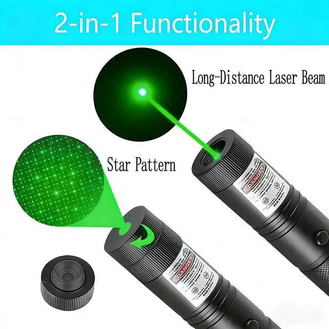 Alt view image 3 of 7 - Long Range Green Laser Pointer,USB Charging, Presentation, Interactive,Pet Toy Pointer