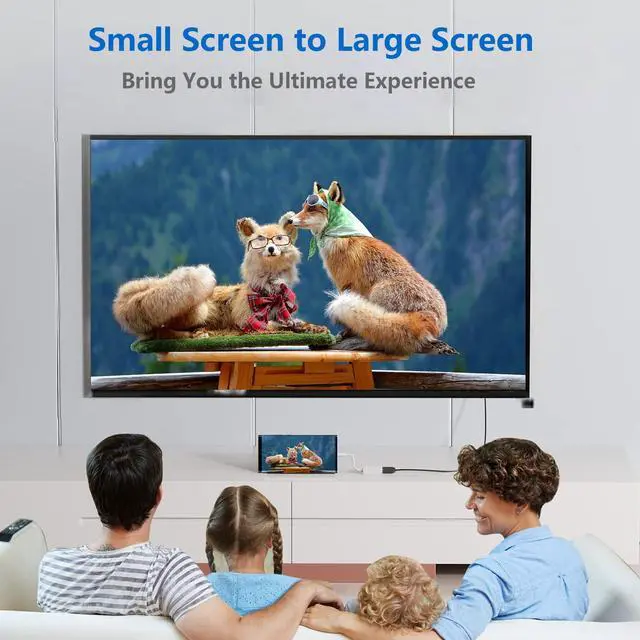 Alt view image 6 of 7 - USB-C to HDMI Adapter 4K@120Hz for iPhone 15 16 17 MacBook Pro Air iPad Pro, MFi Certified USB 3.1 Type C Digital AV HDMI 2.0 Cord Compatible with Samsung Galaxy S25/S24/S23 and More