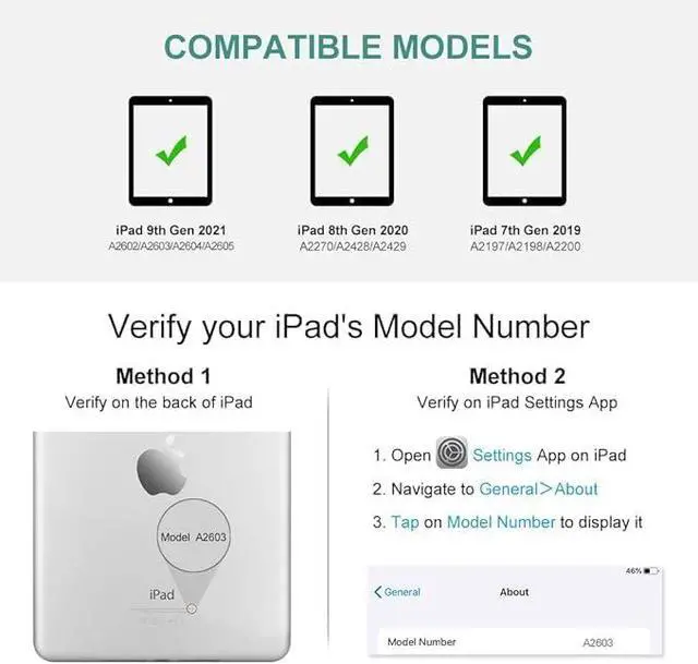 Alt view image 2 of 7 - Keyboard Case Compatible with iPad 10.2 inch 9th Gen 2021,for iPad 8th Generation 2020, 7 Color Backlit 360 Rotatable Wireless Detachable Bluetooth Keyboard Cover Tablet Case