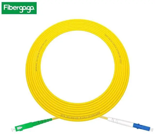 Alt view image 5 of 6 - 1m(3ft) OS2 LC/UPC to SC/APC Fiber Patch Cable, Single Mode, Simplex, Length Option: 0.5M(1.6ft)-50m(164ft) 9/125µm 2.0mm Diameter Fiber Optic Cable, OS1/OS2 Compatible