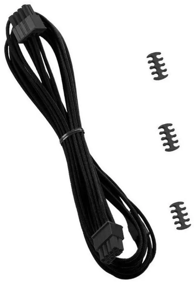 Main image of E-Series Classic ModFlex Sleeved 8-pin PCI-e Cable for EVGA G/G+ / P/P+ / T (Black, 60cm)