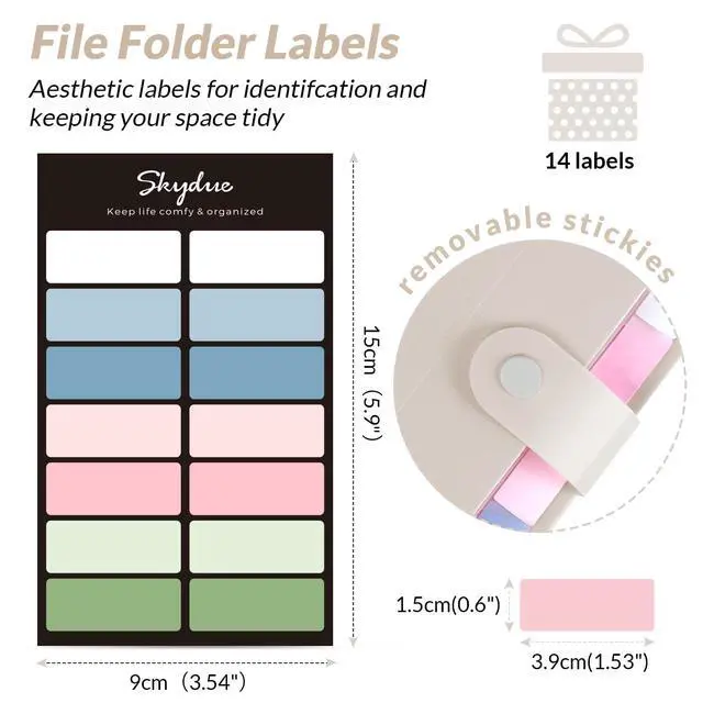 Alt view image 6 of 7 - Expanding File Organizer with 8 Pockets, Accordion File Folders with Labels, Portable Document Paper Bill Receipt Organizer, Home College School Office Supplies, Letter Size,Milk Tea Brow