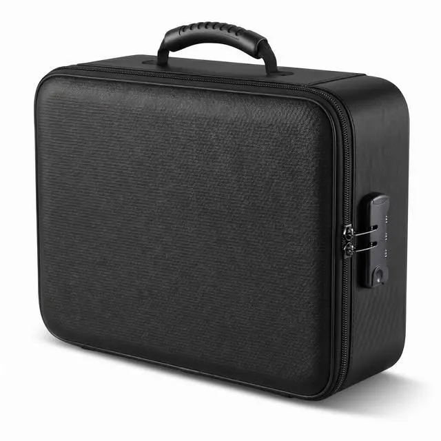Main image of Fireproof Document Box (Soft-Shell) with Lock, 5200°F Fireproof & Water-Resistant File Organizer for Important Documents, Certificates, Passport & 14" Laptop, Home Office Travel