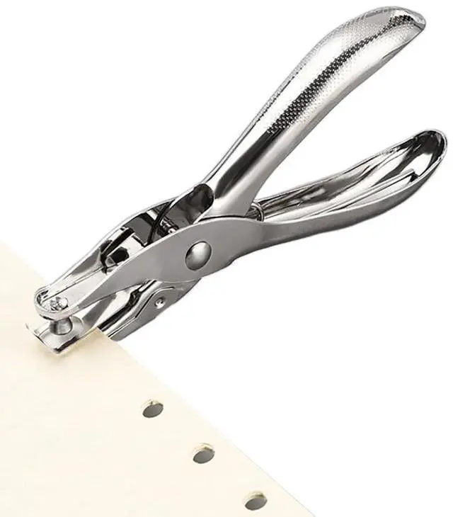 Alt view image 3 of 3 - 3 Piece Mini Hole Punch Set - Small & Large Circle Hole Punch for DIY Craft Tags
