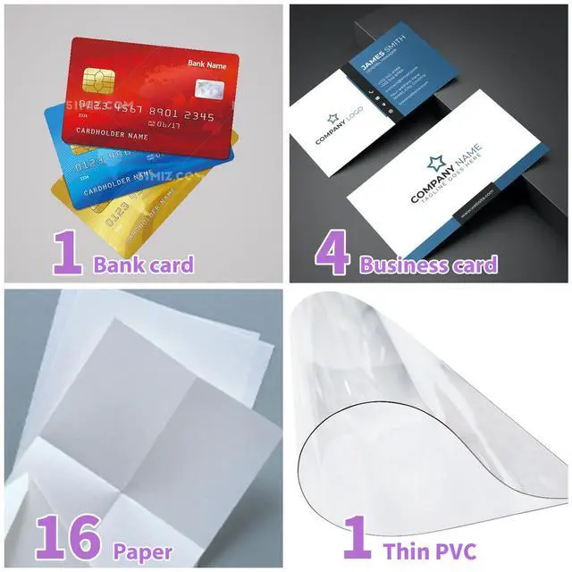 Alt view image 6 of 6 - Single Hole Puncher, 3 Pack 1/4" Hole, 50% Labor Savings, Heavy Duty Metal Punch, 15 Sheet Capacity, for ID Cards, Chipboard, Art Project, Crafts Easy Punching,