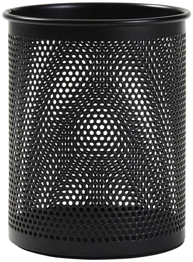 Main image of Pen Holder Desk Organizer, Wire Mesh Pencil Cup with Foam Pad and Non-Slip Bottom Office Supplies Desk Accessories for Home Office School, 1 Pack