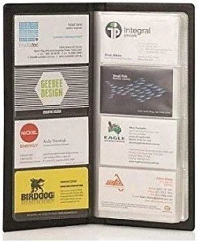 Alt view image 2 of 7 - Business Card Holder, 400 Cards Business/Visiting/Debit/Credit/Business Card Organizer with Sturdy Cover