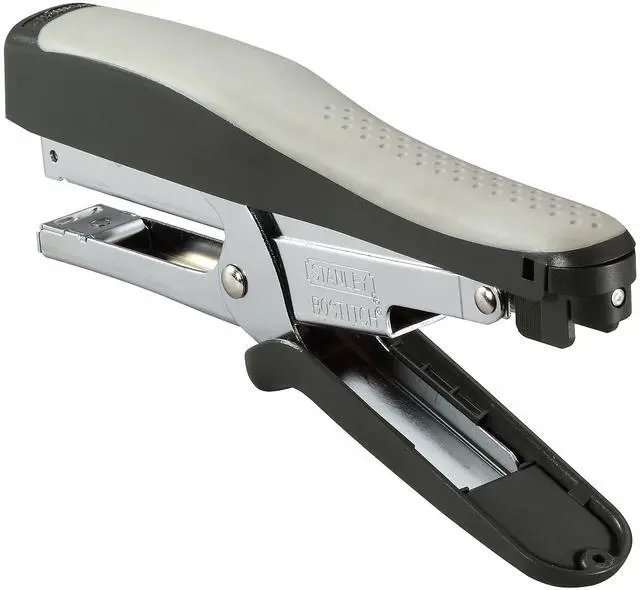 Alt view image 3 of 4 - Office Standard 20 Sheet Plier, No-Jam Technology, EZ Squeeze Lever, Black/Gray (SSP-99)