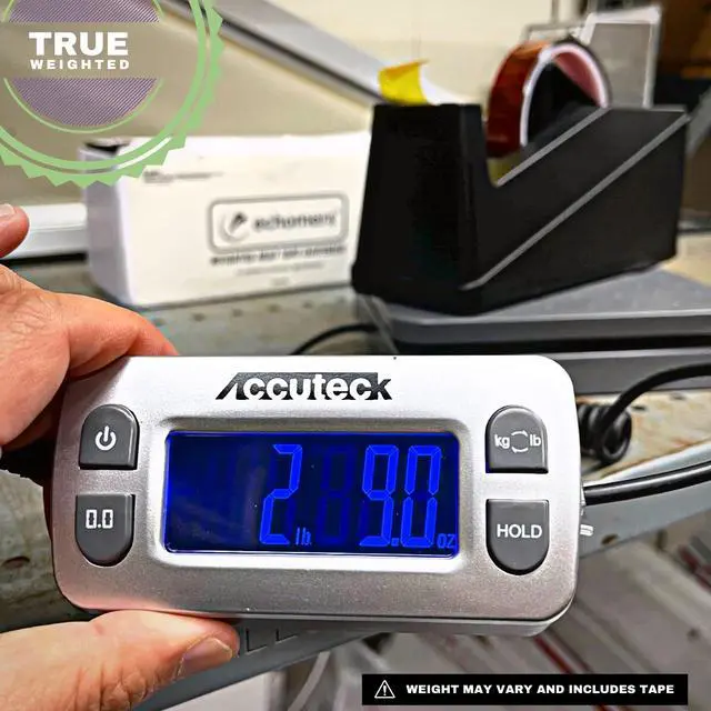 Alt view image 5 of 7 - Tape Dispenser, Large Weighted Desktop Tape Holder with Stable Heavy Base for One-Handed Use, Masking Tape, Painters Tape, Heat Tape & Kapton, Fits 1 & 3 Core Rolls, Black