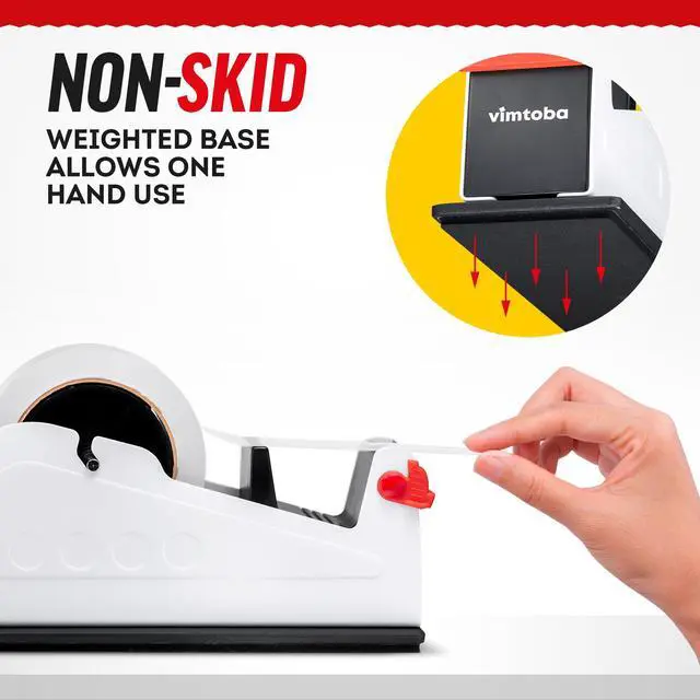 Alt view image 3 of 7 - Heavy Duty 2-Inch Desktop Tape Dispenser, Dual Roll, Non-Slip Base