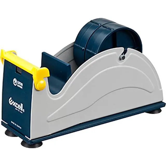 Alt view image 2 of 5 - EX-17/3IN JVCC EX-17 Steel Desk Top Tape Dispenser: 3" wide, Blue/Grey