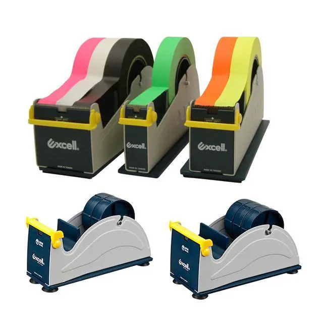Alt view image 3 of 5 - EX-17/3IN JVCC EX-17 Steel Desk Top Tape Dispenser: 3" wide, Blue/Grey