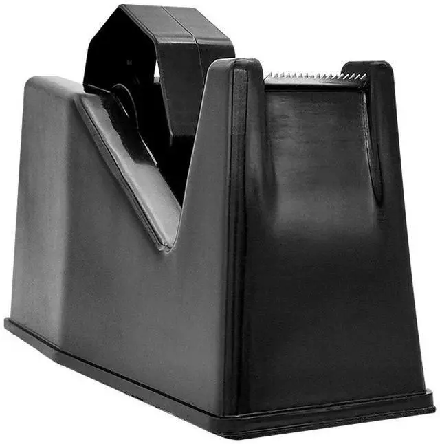 Main image of Tape Dispenser, Heat Press Tape Dispenser, Desk Heat Tape Dispenser 6.3 x 2.5 x 3.4 Inch, Holder Fits 1" and 3" Core (Black)