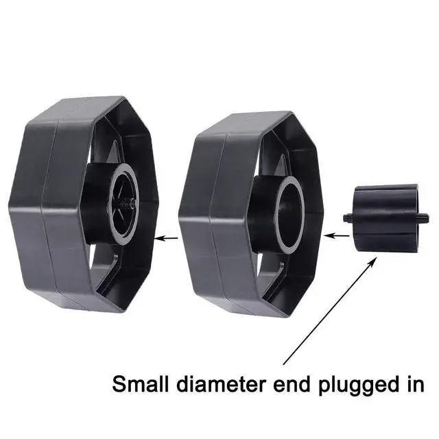 Alt view image 7 of 7 - Tape Dispenser, Heat Press Tape Dispenser, Desk Heat Tape Dispenser 6.3 x 2.5 x 3.4 Inch, Holder Fits 1" and 3" Core (Black)