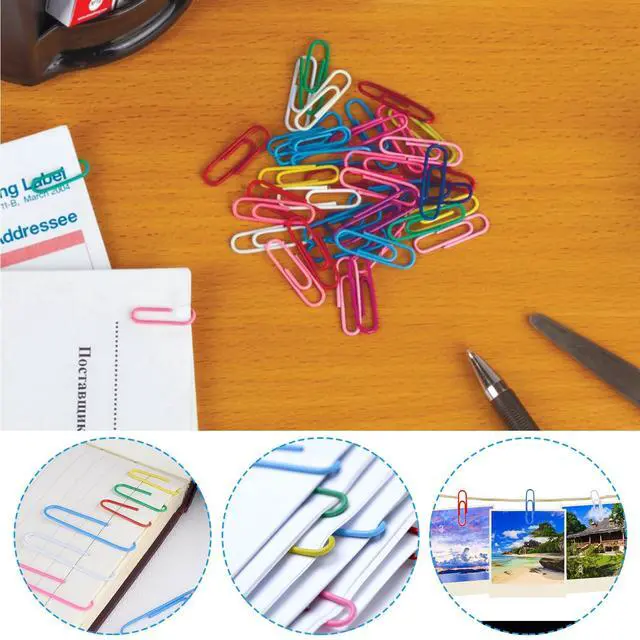 Alt view image 3 of 7 - 320PCS Paper Clips Binder Clips,Colored Paperclips and BinderClips Assorted Sizes(S/M/L),Colored Office Clips Set,Paper Clamps,Colorful Binder Clips for Office School Supplies Document Organizing