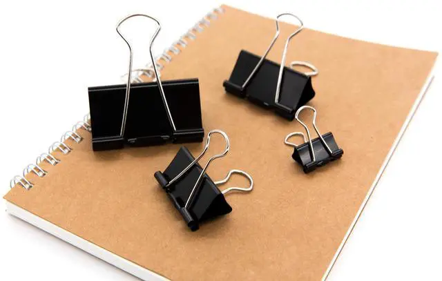 Alt view image 4 of 6 - Binder Clips Paper Clamps Assorted Sizes 100 Count (Black), X Large, Large, Medium, Small, X Small and Micro, 6 Sizes in One Pack, Meet Your Different Using Needs.