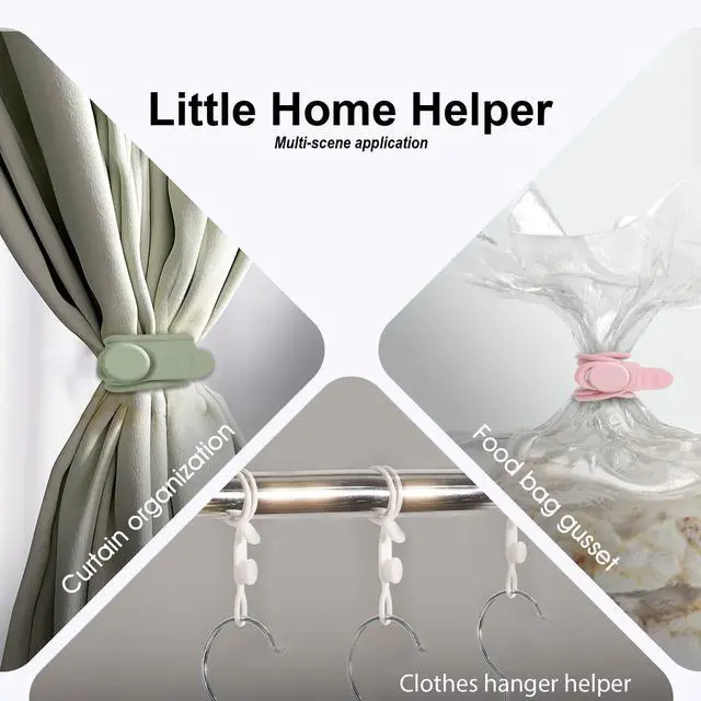 Alt view image 6 of 6 - 24Pcs Silicone Cable Straps Cord Organizer for Bundling Earphone, Phone Charger, Computer Cords, Reusable Cable Ties Wire Organizer in Home,Office,Kitchen,School (4 Colors)