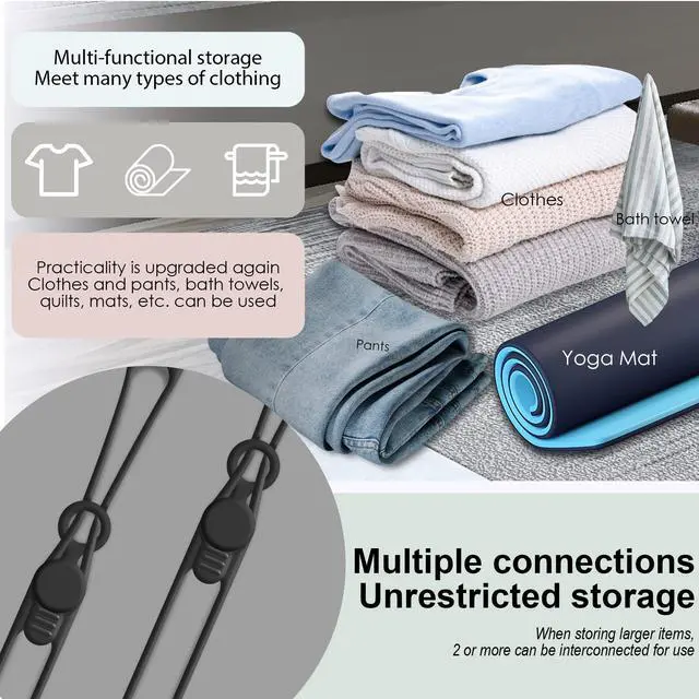 Alt view image 4 of 6 - 16Pcs Silicone Cable Straps Wire Organizer for Bundling Earphone, Phone Charger, Computer Cords, Reusable Cable Ties Cord Organizer in Home,Office,Kitchen,School(Black)