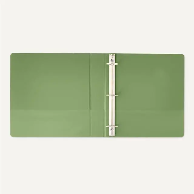 Alt view image 4 of 5 - 3 Ring 1.5 inch Binders with Round Metal Rings, Holds 275 Sheets, Assorted Colors, 4-Pack