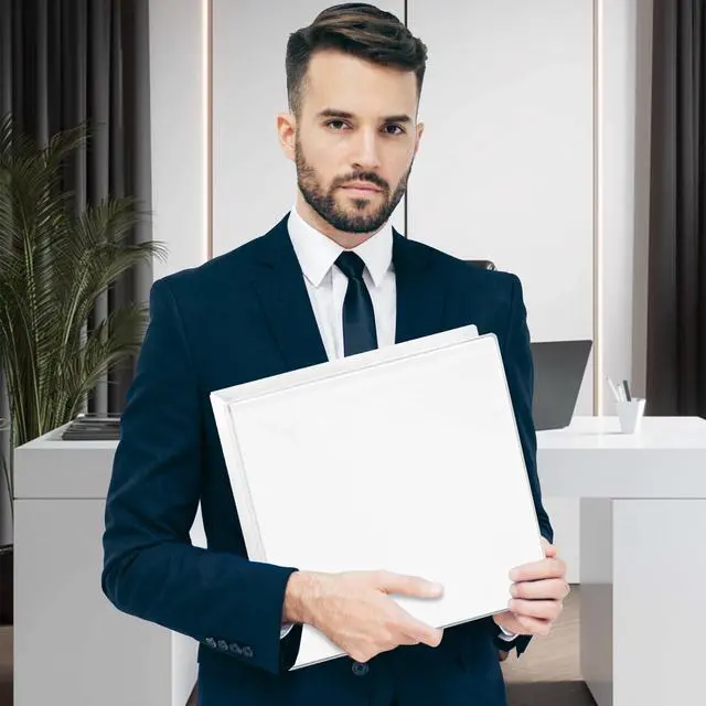 Alt view image 7 of 7 - 3 Ring Binders 1 Inch Economy 4 Packs White, 1" Three Ring (Fits 175 Sheets of 8.5x11 Paper) Clear View PVC-Free & Non-Stick for School or Office Supplies