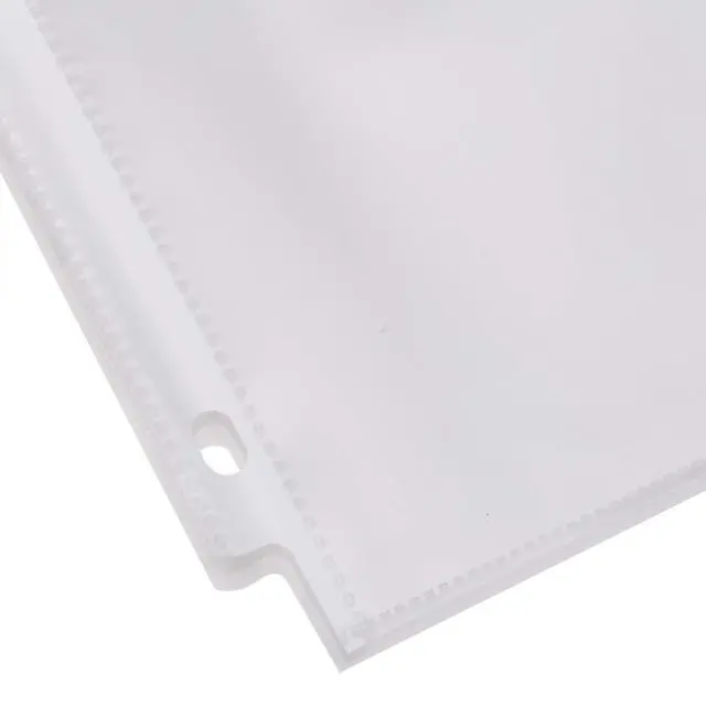 Alt view image 5 of 5 - Heavy Duty Non-Glare Sheet Protector for Documents, 3 Ring Binder, Top Loading, Letter Size 8.5 x 11 inch, Clear, 100-Pack