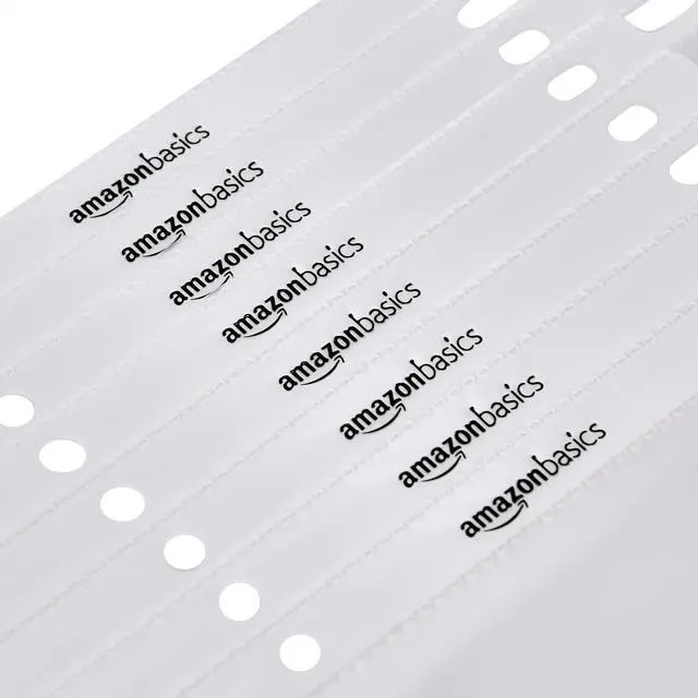 Alt view image 4 of 5 - Heavy Duty Non-Glare Sheet Protector for Documents, 3 Ring Binder, Top Loading, Letter Size 8.5 x 11 inch, Clear, 100-Pack