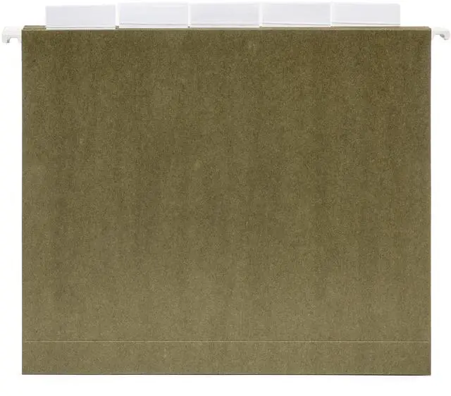 Alt view image 3 of 7 - 25 Pack Extra Capacity Hanging File Folders Letter Size, Expandable Hanging File Folders, Heavy Duty 2 Inch Expansion, Designed for Wide, Bulky Files and Charts