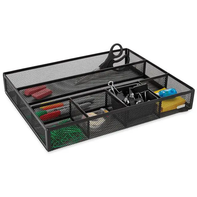 Alt view image 3 of 4 - Mesh Collection Drawer Organizer Black (22131)