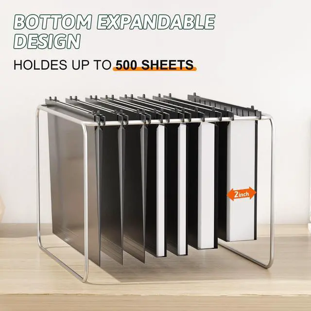 Alt view image 4 of 6 - Plastic Hanging File Folder Letter Size,12 Pack Reinforced Heavy Duty Hanging Folders,Sturdy File Cabinet Folders,Black Hanging File Folder with Tabs,Hanging Folders for Filing Cabinet
