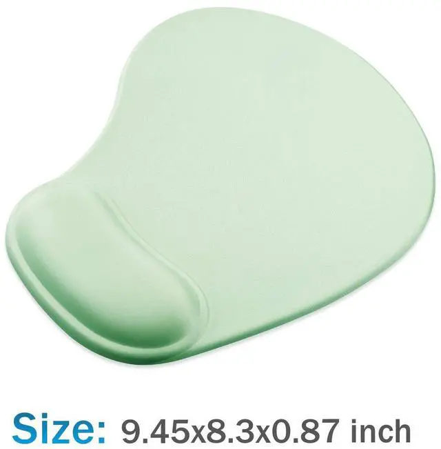 Alt view image 2 of 7 - Gel Mouse Pad 10.00×9.25×1.3 inches (Green, 1 Pack)