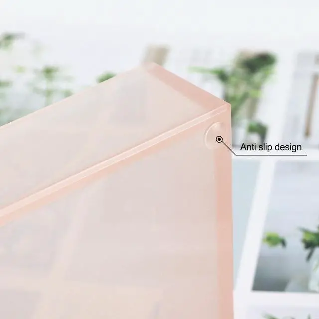 Alt view image 5 of 7 - Sticky Notes Memo Pad Holder Dispenser Rose Gold with Pink Desk Supplies Organizer Accessories for Office Home Schools (Pink)