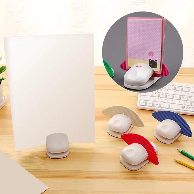 Alt view image 3 of 7 - 1 pcs Paper Document Copy Folder Holder Stand Wedge for Typing Reading,Blue