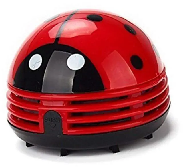 Main image of Ladybug Cartoon Mini Vacuum Cleaner Dust Sweeper Cordless Corner Desktop Vacuum Cleaner Mini Cute Home Office