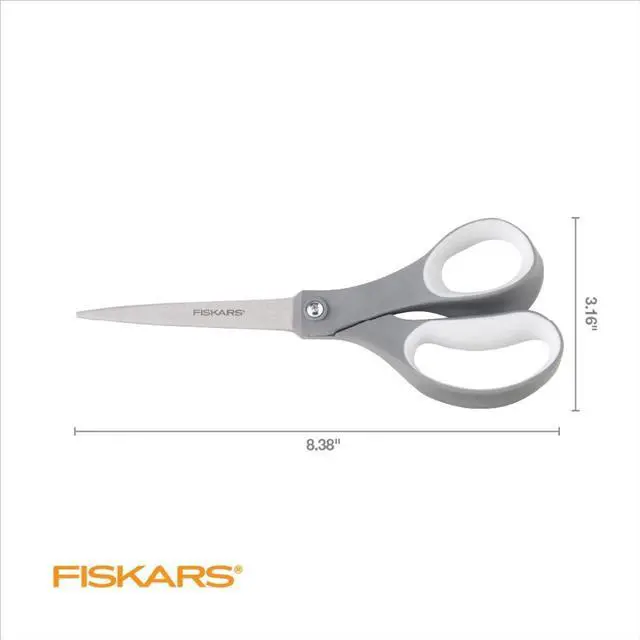 Alt view image 2 of 6 - All Purpose Scissors, High Performance Cutting, Stainless Steel Blades, Ergonomic and Comfort Handles, Perfect for Arts and Crafts and the Office, Scissors for Office