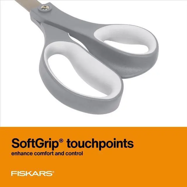 Alt view image 4 of 6 - All Purpose Scissors, High Performance Cutting, Stainless Steel Blades, Ergonomic and Comfort Handles, Perfect for Arts and Crafts and the Office, Scissors for Office