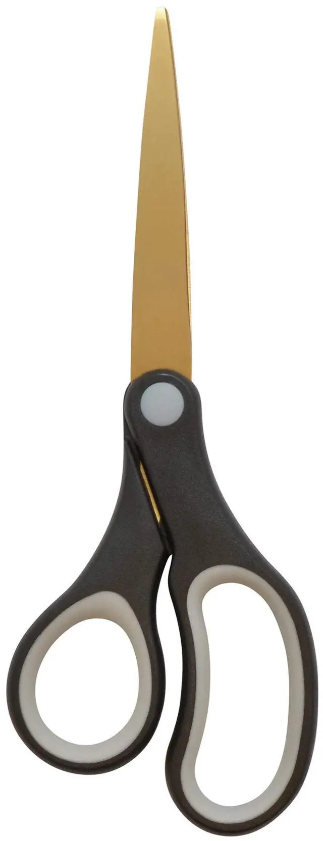 Alt view image 4 of 4 - 55847 8-Inch Titanium-Bonded Scissors For Office and Home, Black/Gold, 2 Pack