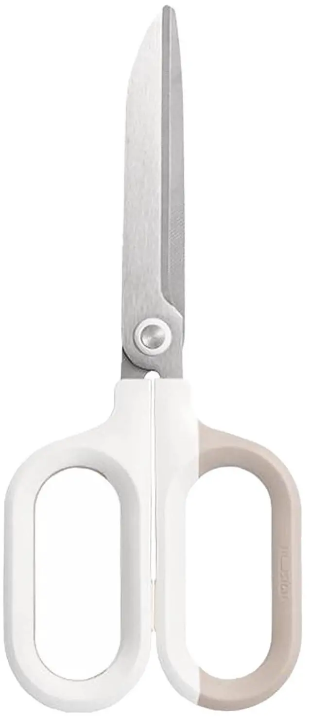 Main image of Multipurpose Scissors, Comfort-Grip Handles Sharp Scissors for Office Home School Craft Sewing Fabric Supplies (7", White-1)